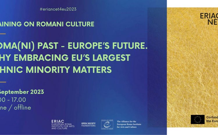  Eveniment la Timișoara, 13 septembrie 2023: “ROMA(NI) PAST – EUROPE’S FUTURE. WHY EMBRACING EU’S LARGEST ETHNIC MINORITY MATTERS”